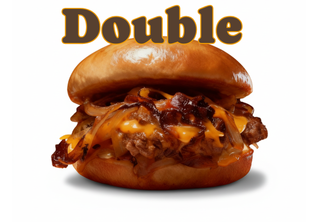 Fried Onions Burger double