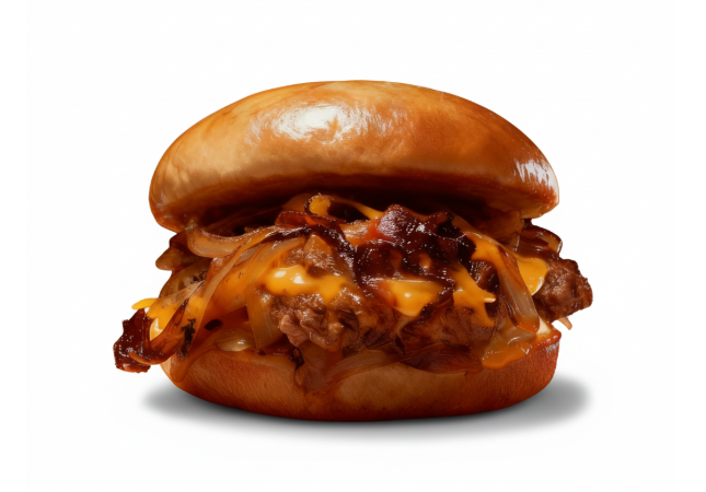 Fried Onions Burger simple